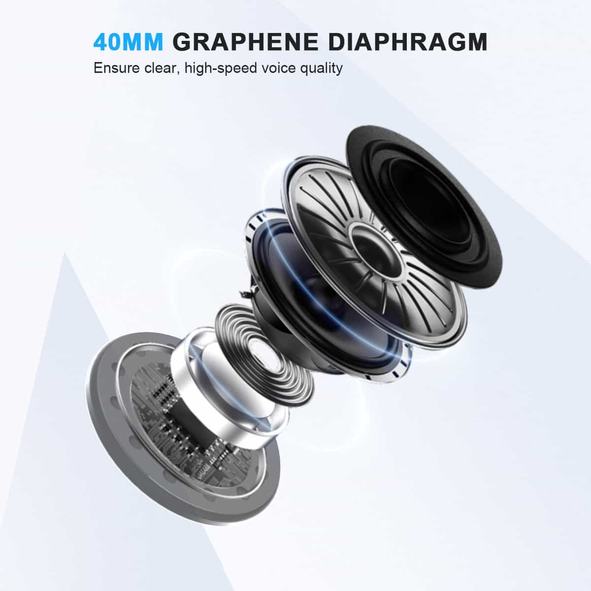 【For Moman H2/H2 Pro Only】Bluetooth Motorcycle Helmet Speaker with 2-in-1 Soft and Hard Microphones - Image 4