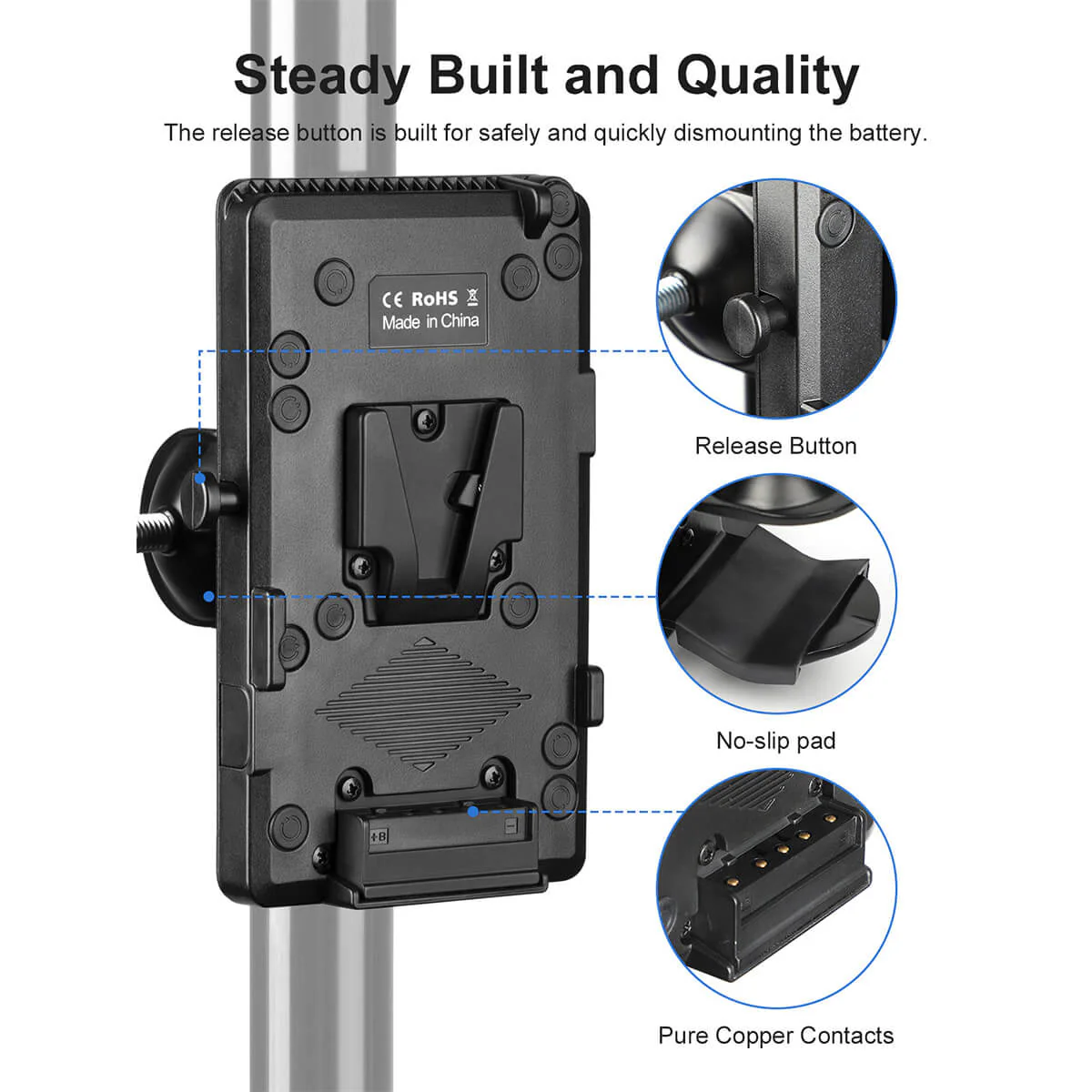 COLBOR VBS V Mount Battery Plate - Image 5