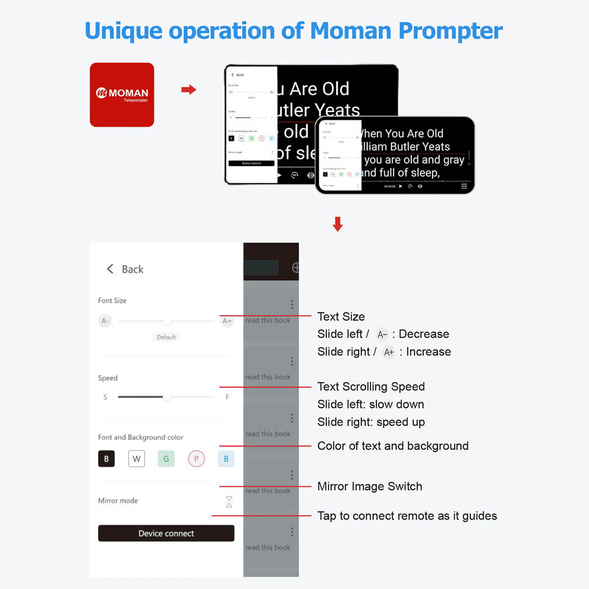 Moman FS1 Foot Control Pedal for Teleprompter - Image 4
