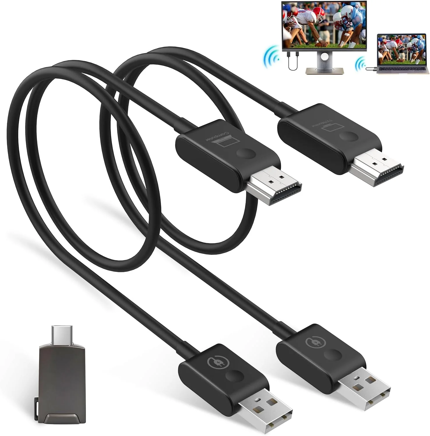 Moman CS6 Wireless 4K HDMI Transmitter and Receiver for Video Projection - Image 10