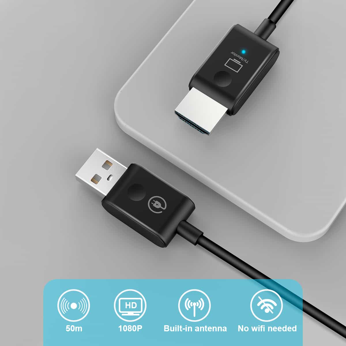Moman CS6 Wireless 4K HDMI Transmitter and Receiver for Video Projection - Image 5