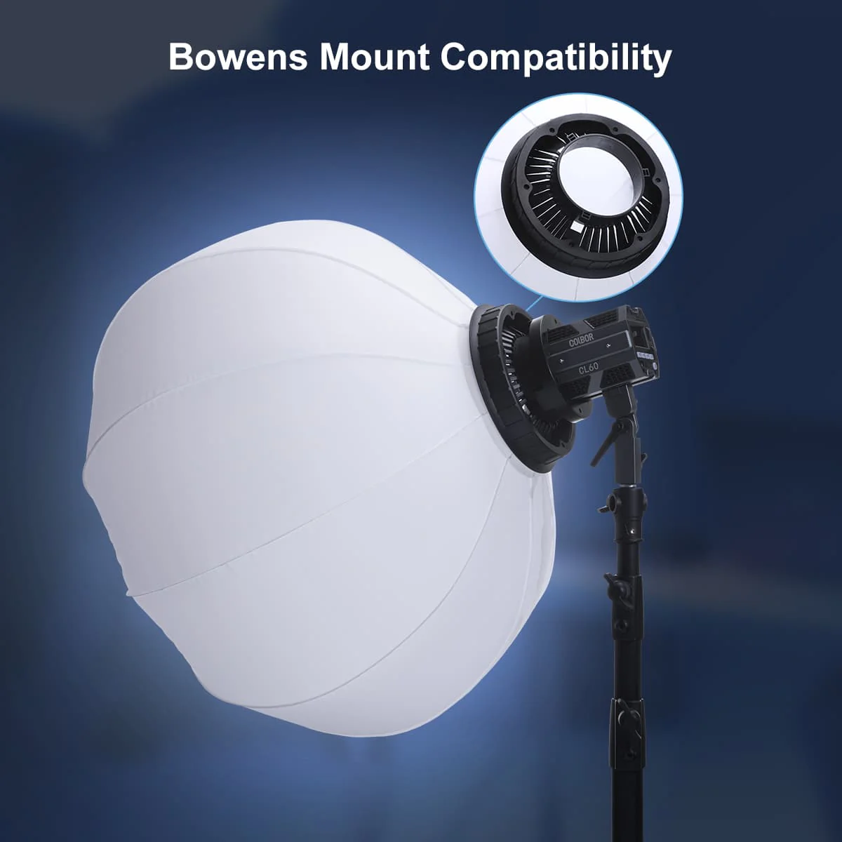 COLBOR BL65 65cm Lantern Softbox for 360° Light Source in Photography - Image 3