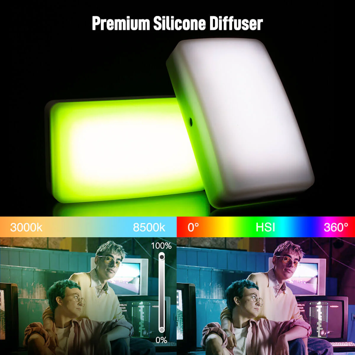 Moman MLX-RGB LED Panel Light for Photography - Image 3