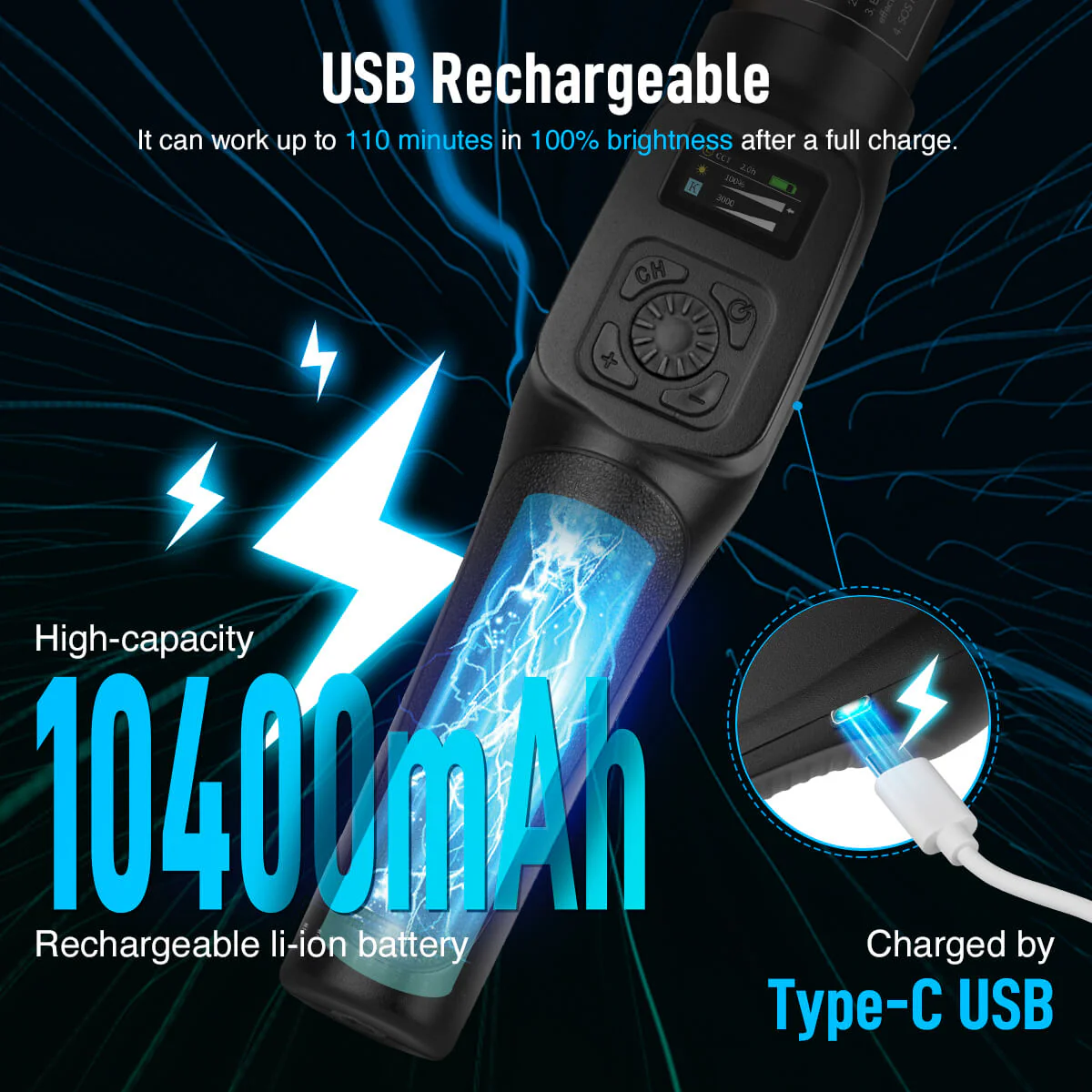 Moman MW-18 LED Photography Light Stick - Image 6