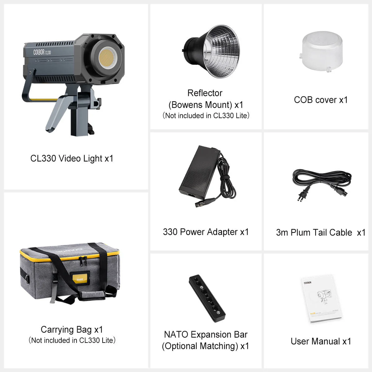 COLBOR CL330 Lighting Equipment for Video with Red-green Chromatic Aberration Compensation - Image 12