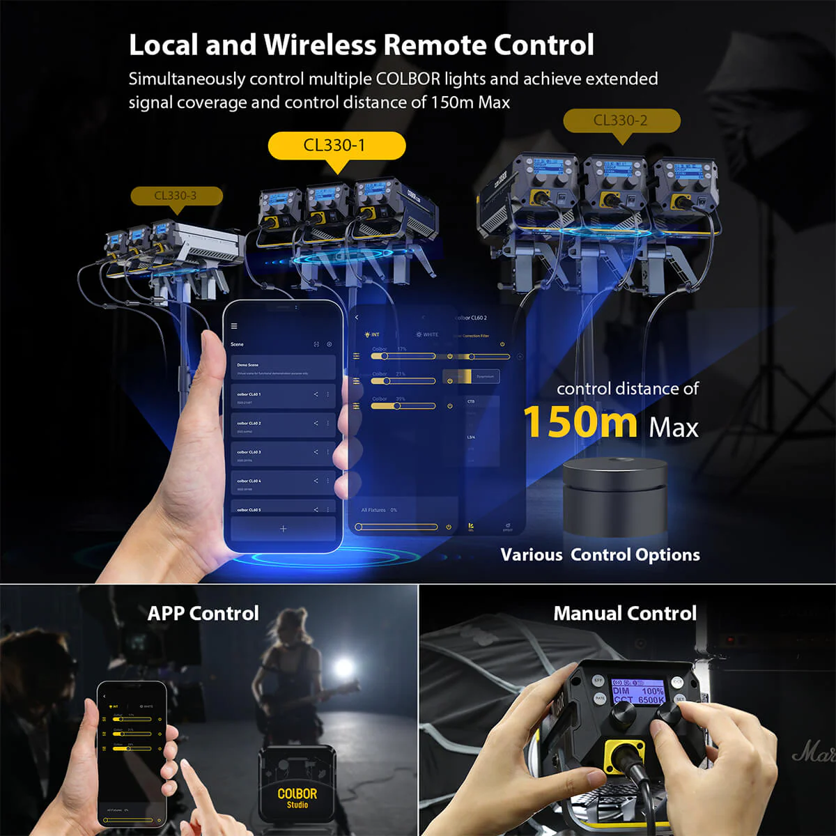 COLBOR CL330 Lighting Equipment for Video with Red-green Chromatic Aberration Compensation - Image 8