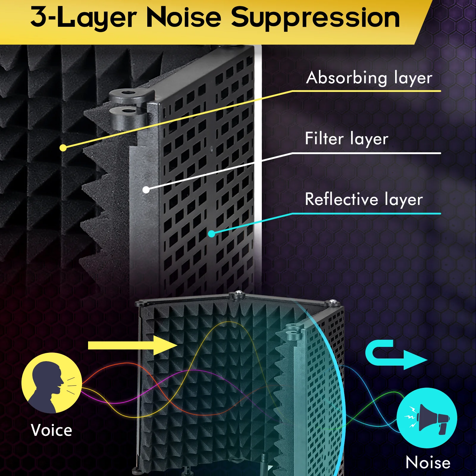 Moman RF30 Microphone Isolation Shield - Image 3