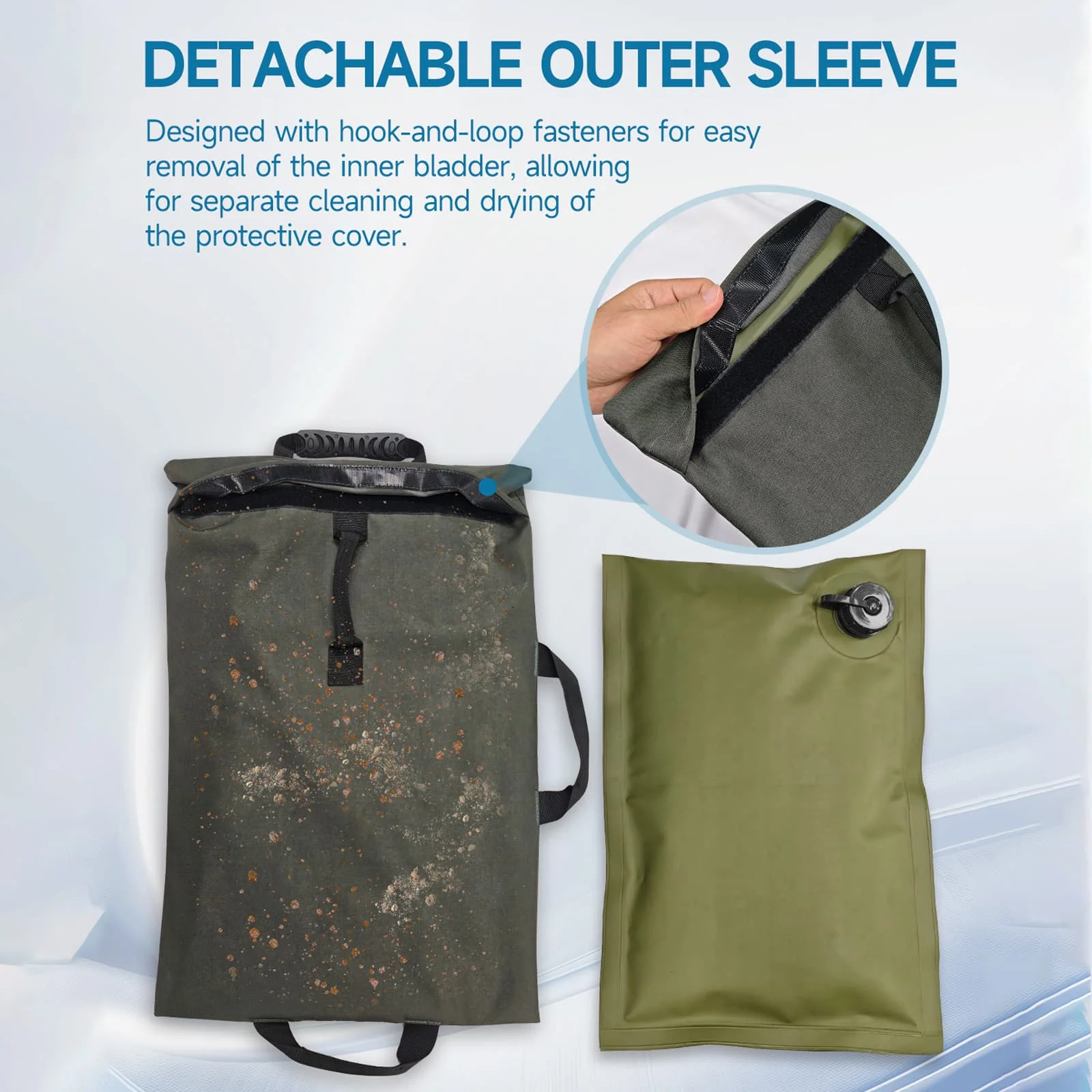 Moman Motorcycle Fuel Bag, 2-Gallon Foldable Utility Bladder, Leakproof Double-Layer Design for Safe Fuel & Fluid Storage and Transport - Image 4