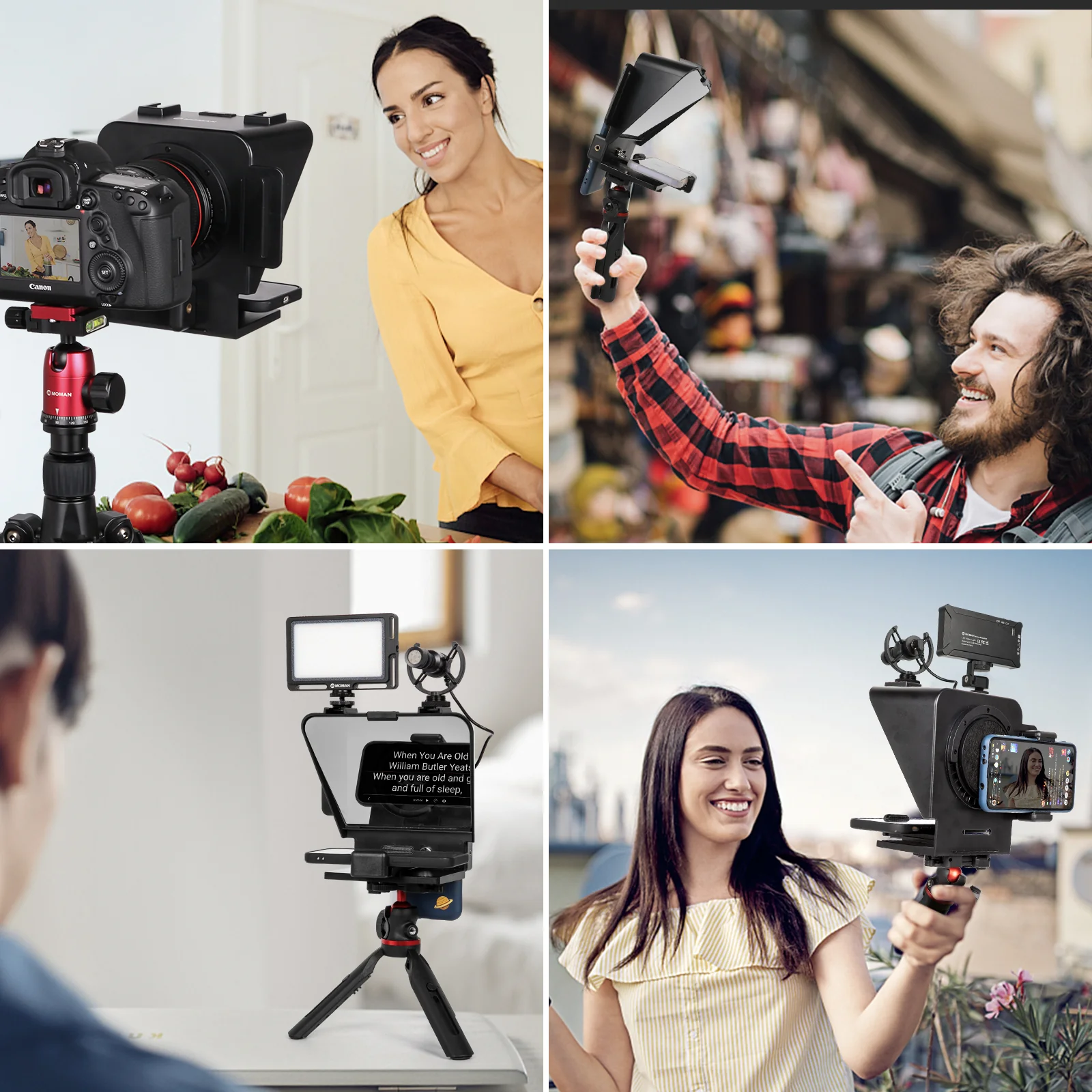 Moman MT1 Smartphone Teleprompter - Image 7