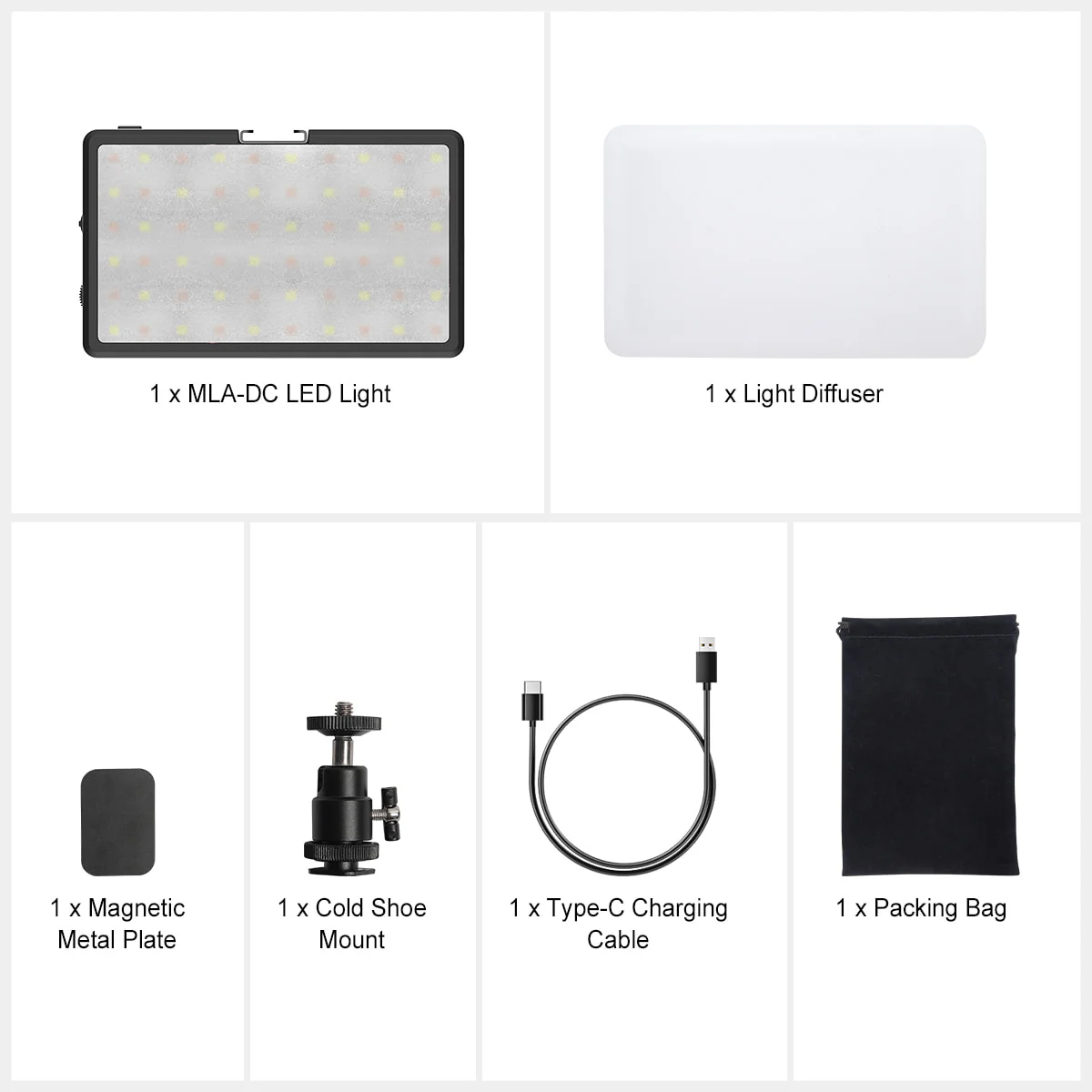 Moman ML8A-DC Bi-color Phone Camera Light - Image 7