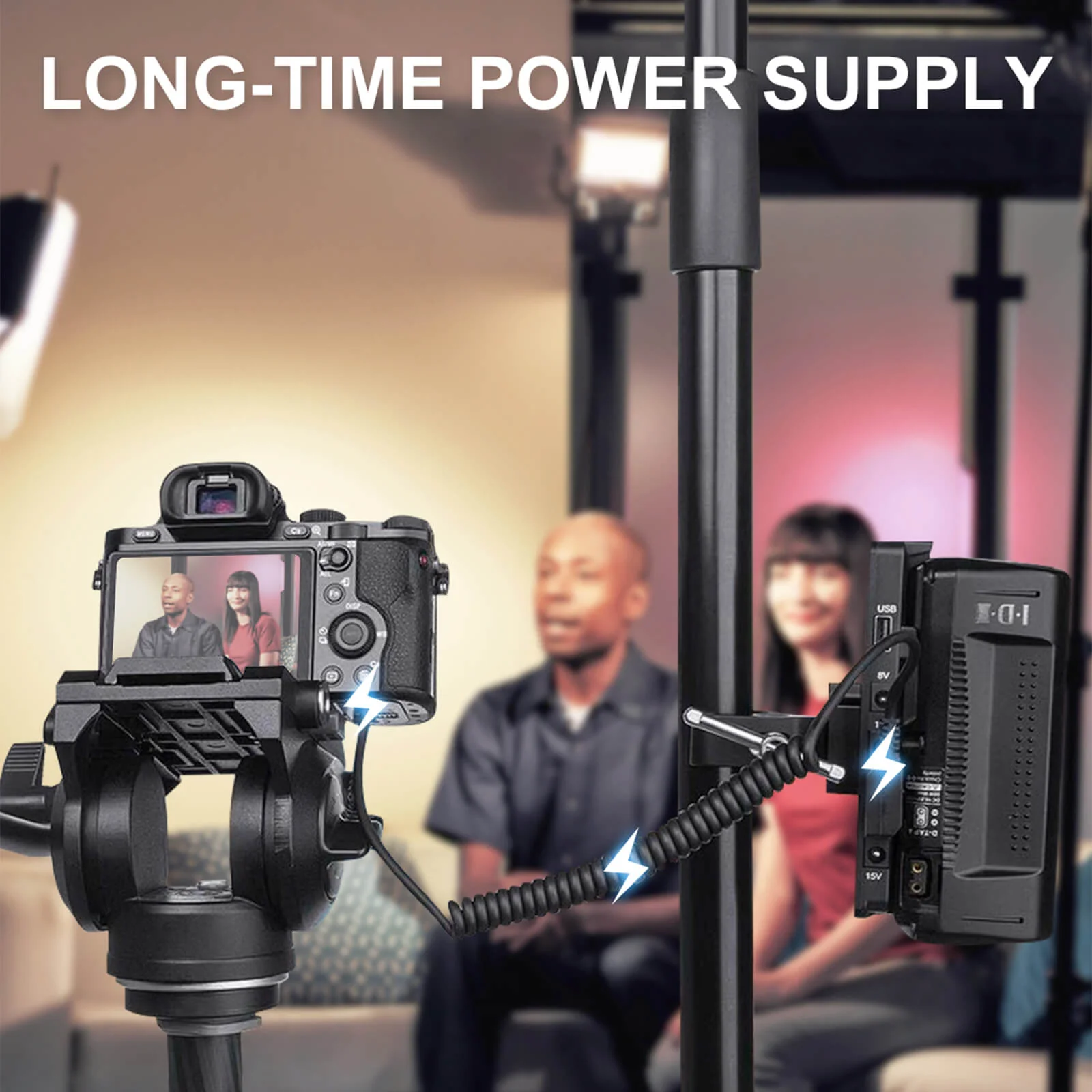 Moman DFZ100 Power Cord for Camera - Image 5