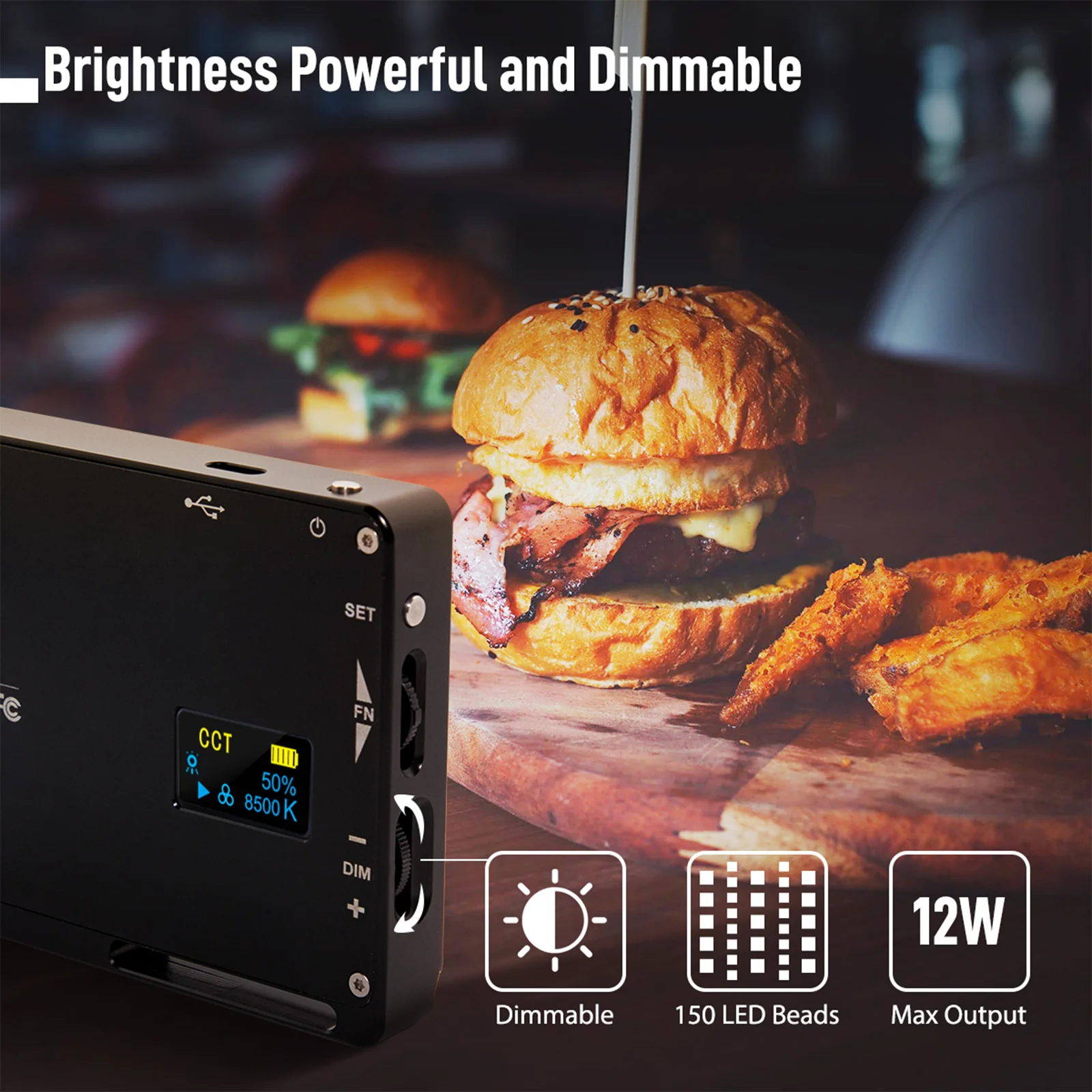 Moman ML9-RGB Best RGB Camera Light - Image 3