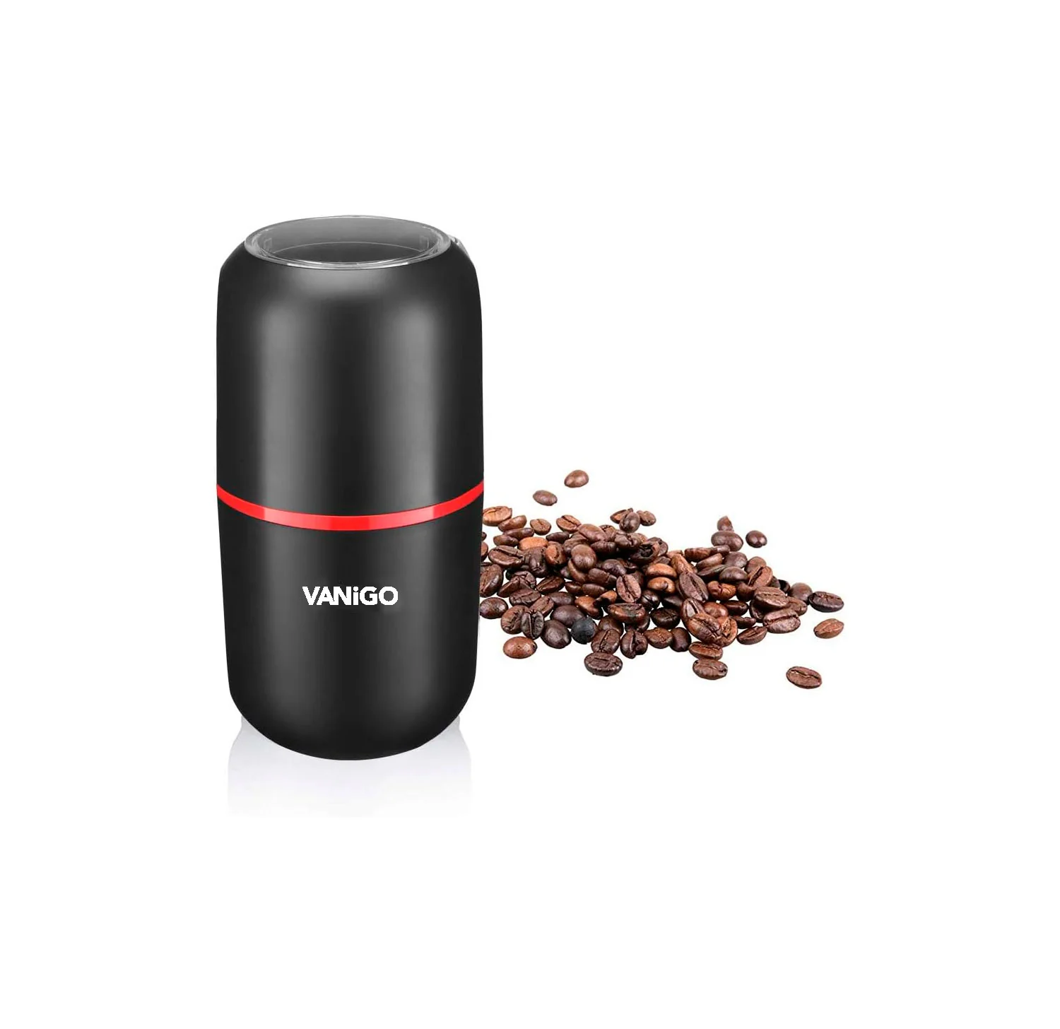 VANiGO Coffee Grinder Electric. Best Coffee Grinders for Home Use. (14 Cup) Easy On/Off w/Cleaning Brush Included.