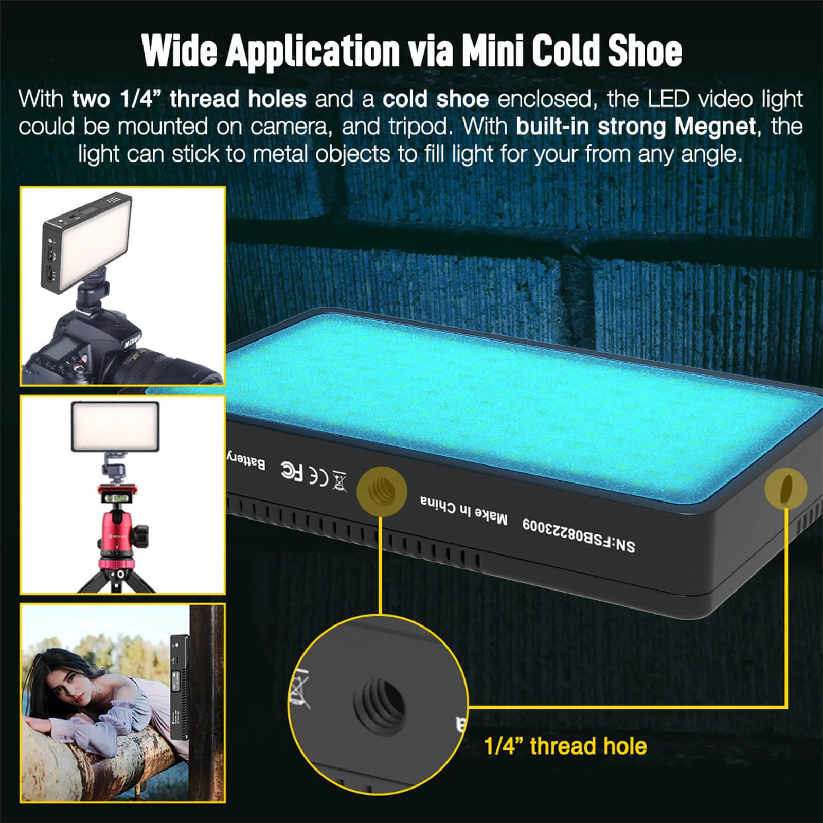 Moman MFL-09XR Video Light For Camera - Image 7