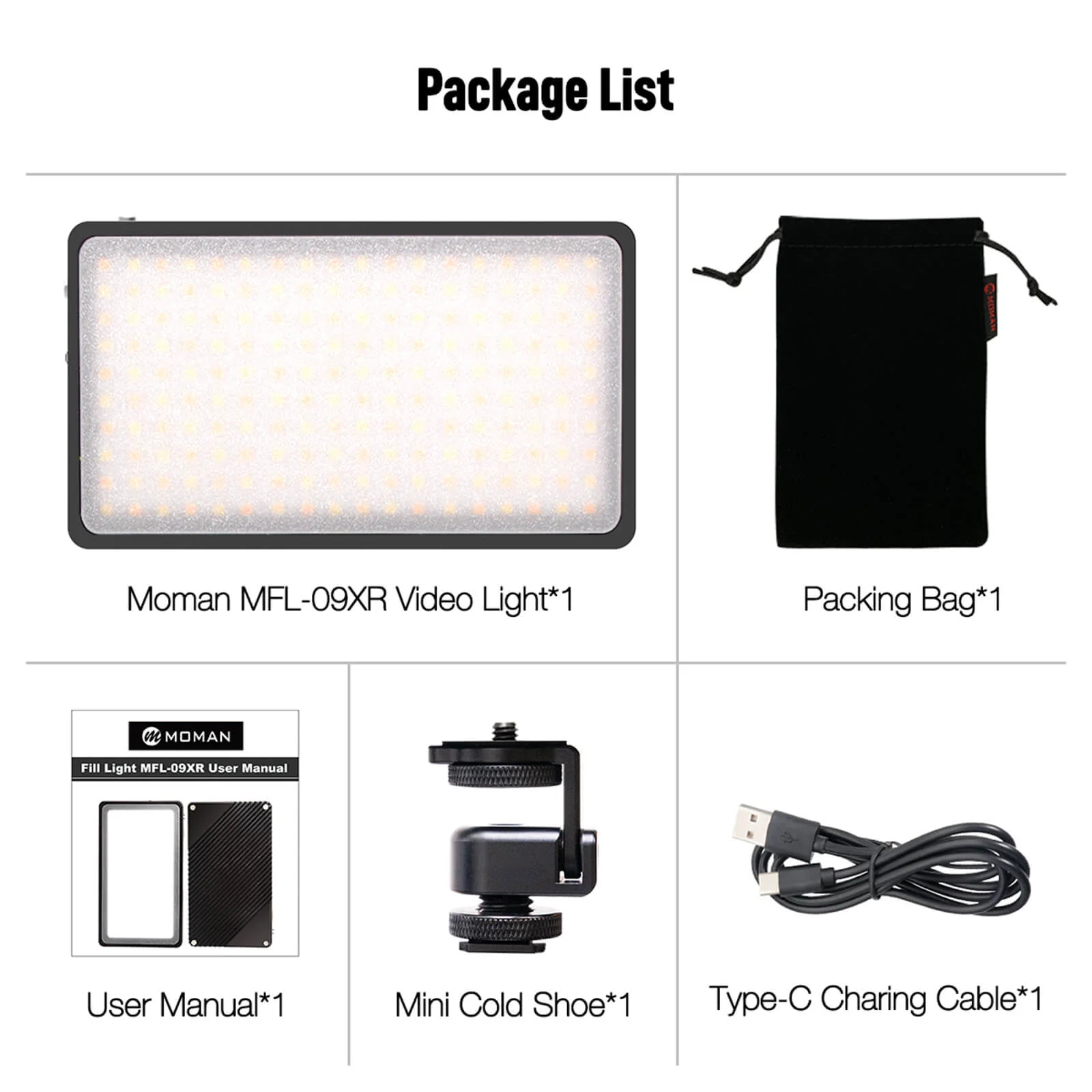 Moman MFL-09XR Video Light For Camera - Image 9
