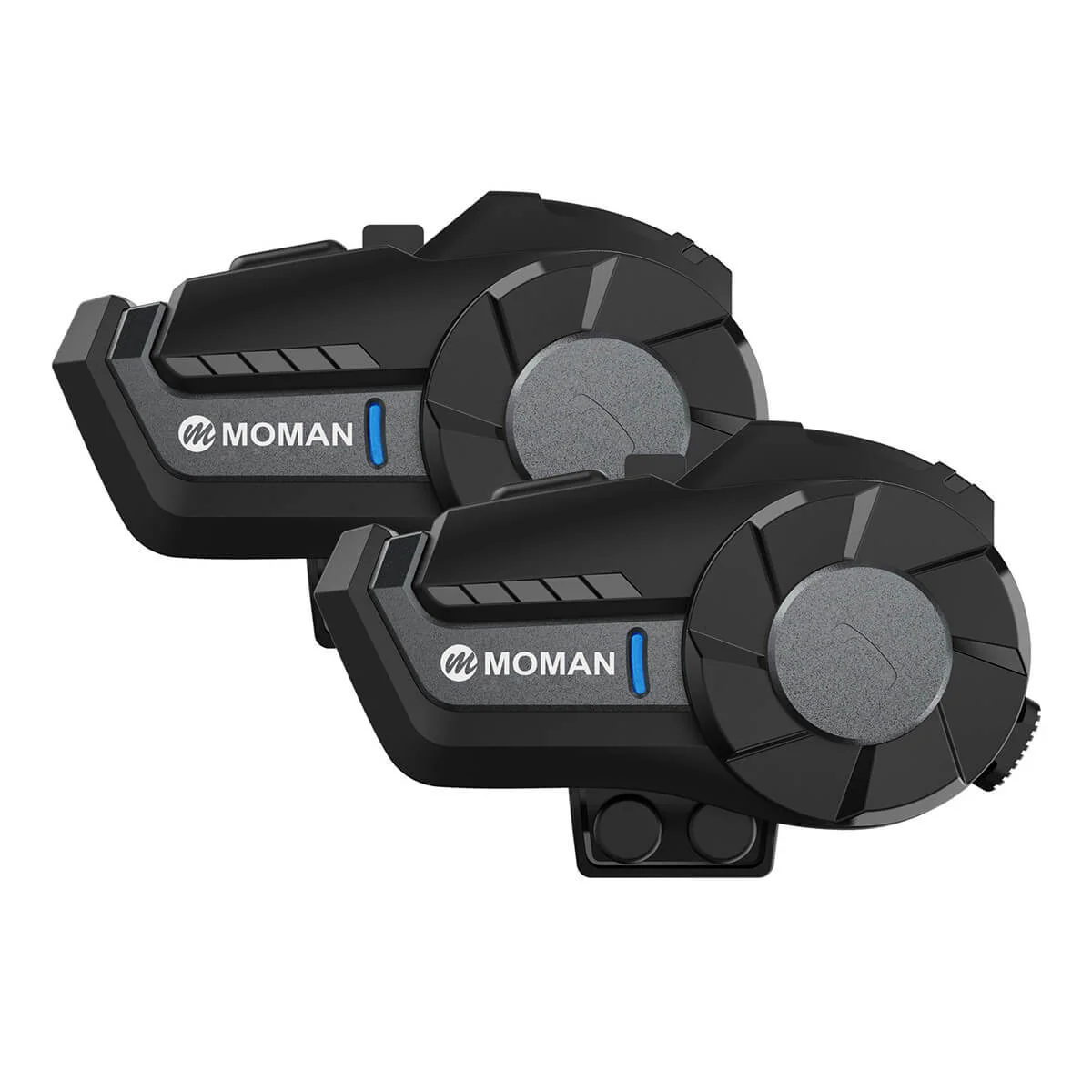 Moman H2 Pro Voice Activated Intercom for Two Motorcycle Riders, Wireless Communication, Music Share, FM Radio Featured (Single or Two Packs) - Image 13